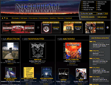 Tablet Screenshot of metal.nightfall.fr